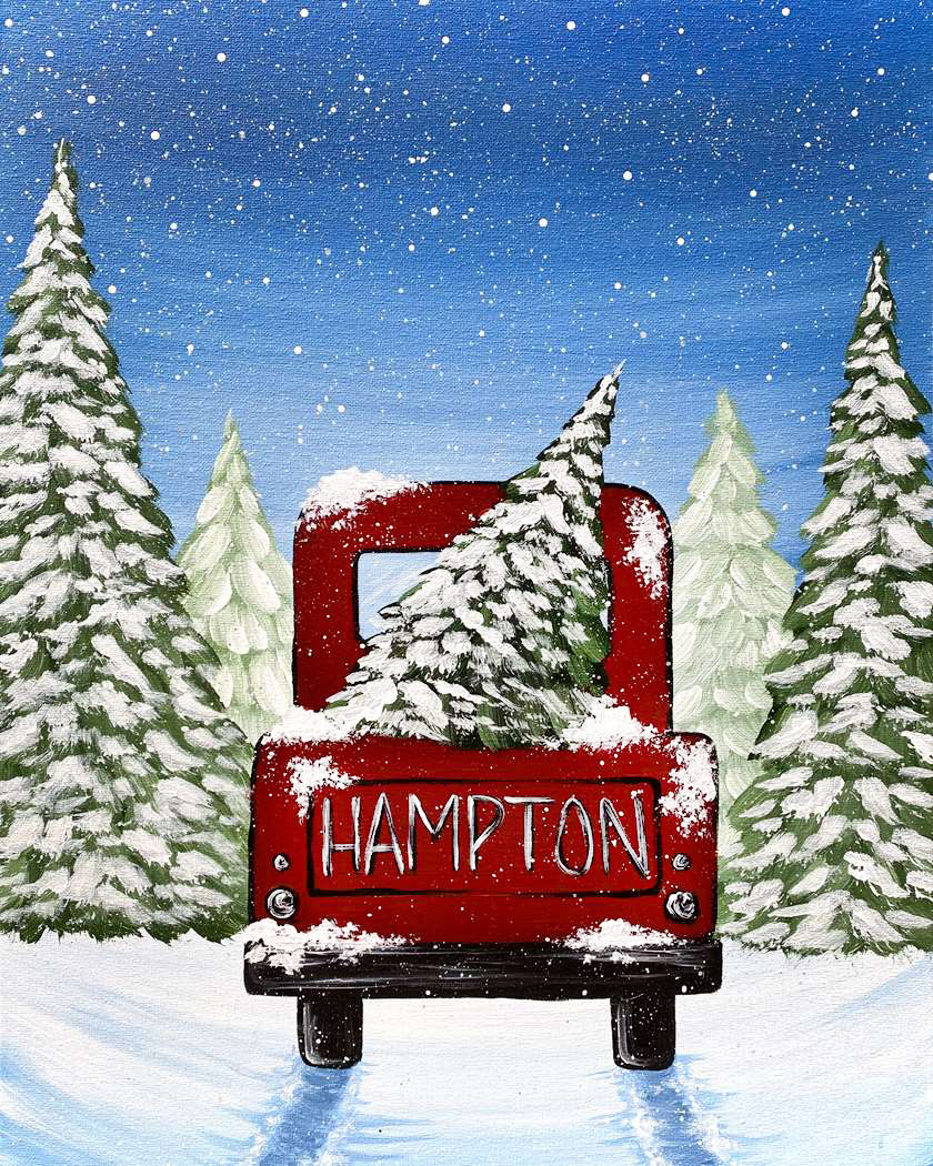 Holiday Winter Truck